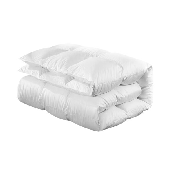 Fanno-Duck Feather Down Quilt King 500GSM Luxury Warmth for Winter Comfort