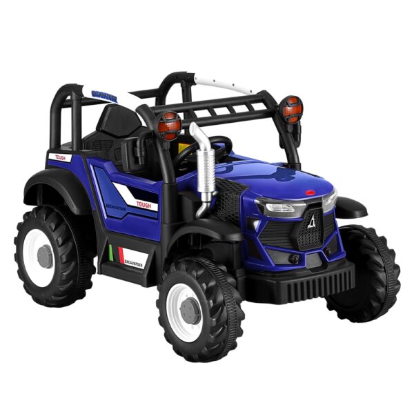 Fanno-Kids Electric Ride On Car Off Road Jeep with Remote Control 12V Blue