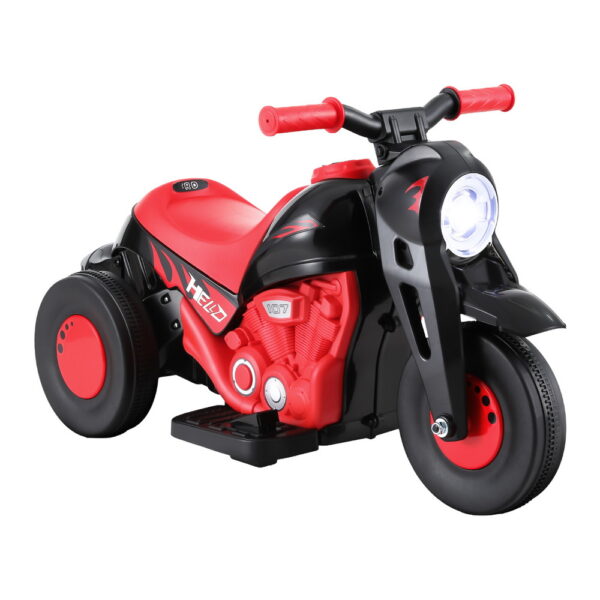 Fanno-Kids Ride On Motorbike with Bubble Maker Electric Toy for Ages 3 and Up Red