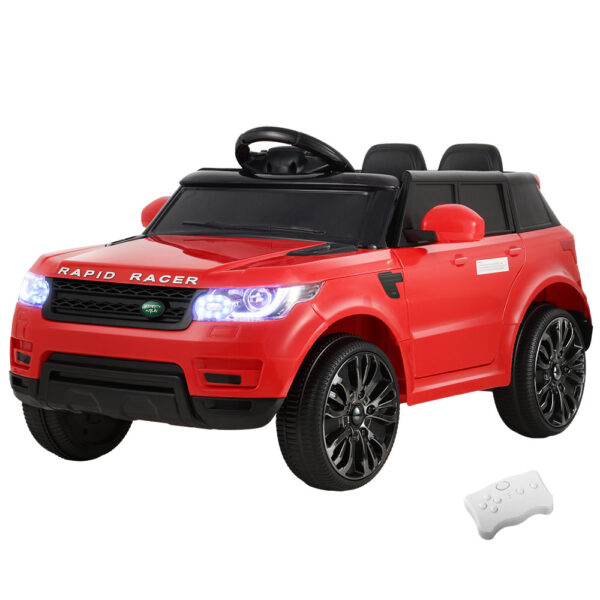 Fanno-Kids Electric Ride On Car SUV Range Rover Inspired Remote Control Red 12V