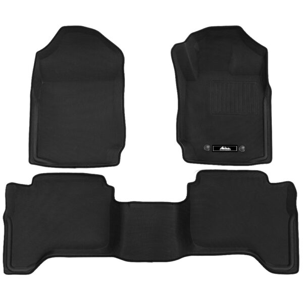 Fanno-Car Floor Mats Rubber Compatible for Mazda BT50 Dual Crew Cab 2012 to 2024