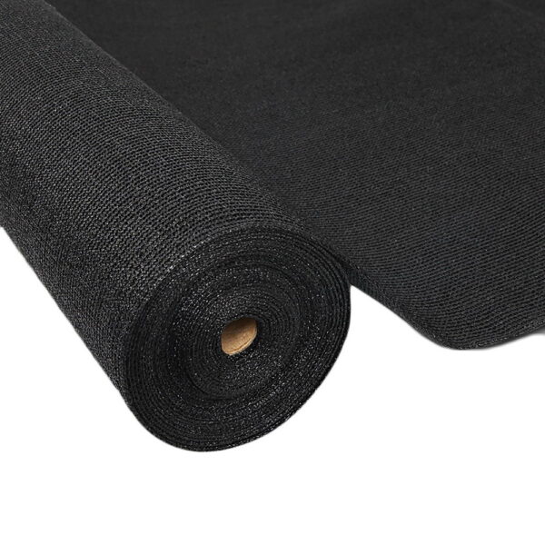 Fanno-Shade Cloth 1.83m x 30m UV Stabilized Heavy Duty Black 90% Shade Block for Plants