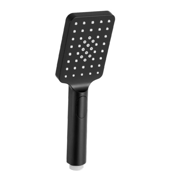 Fanno-Handheld Shower Head High Pressure 3 Spray Modes Matte Black ABS Construction