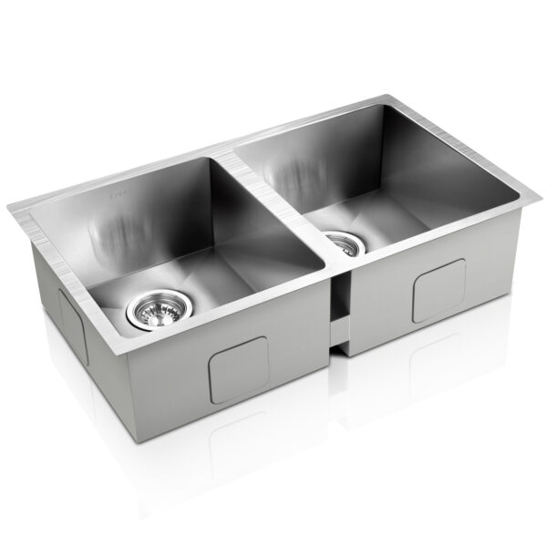 Fanno-Handmade Stainless Steel Sink 77x45cm Deep Bowl Scratch Proof Kitchen Basin