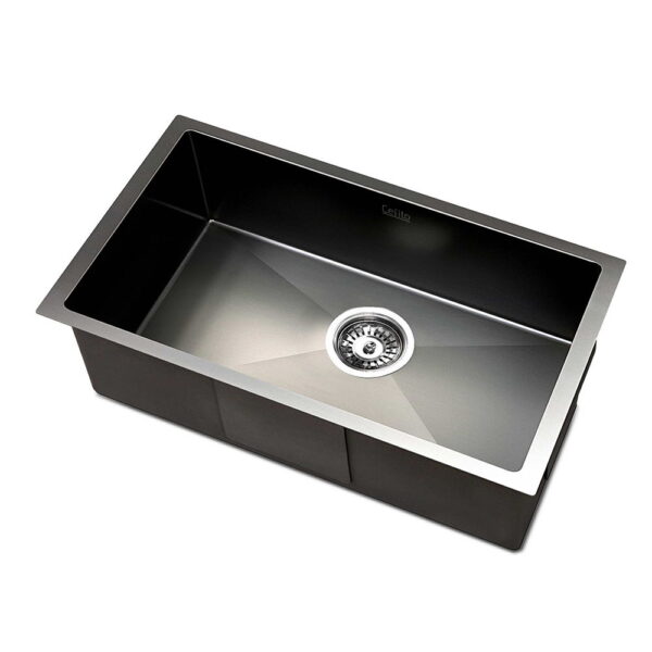 Fanno-Stainless Steel Kitchen Sink 45x30cm Heavy Duty Scratch Proof Single Bowl