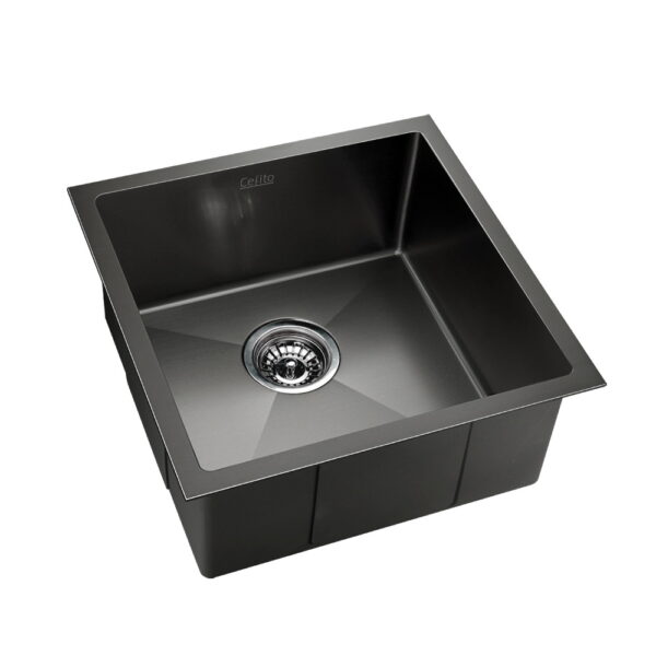 Fanno-Stainless Steel Kitchen Sink 51x45CM Heavy Duty Scratch Proof Single Bowl