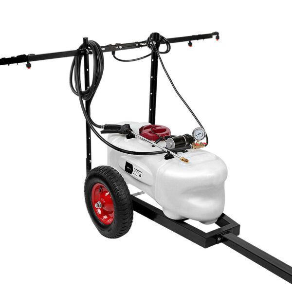 Fanno-100L ATV Weed Sprayer with Trailer Adjustable Boom and Handheld Nozzle