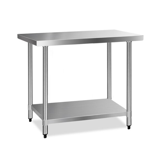 Fanno-Stainless Steel Work Bench Heavy Duty Adjustable Shelving for Home and Commercial Use