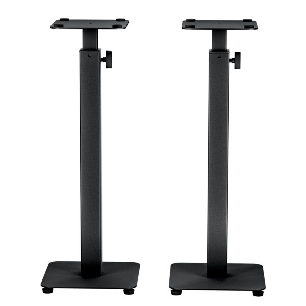 Fanno-Adjustable Speaker Stands for Monitors and Surround Speakers 70-117cm Black 2pcs