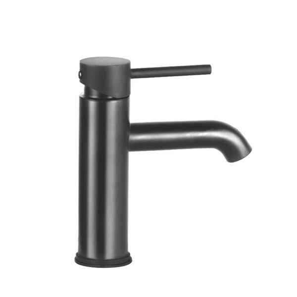 Fanno-Basin Mixer Tap Matte Black Brass Faucet for Bathroom Sink Hot Cold Water