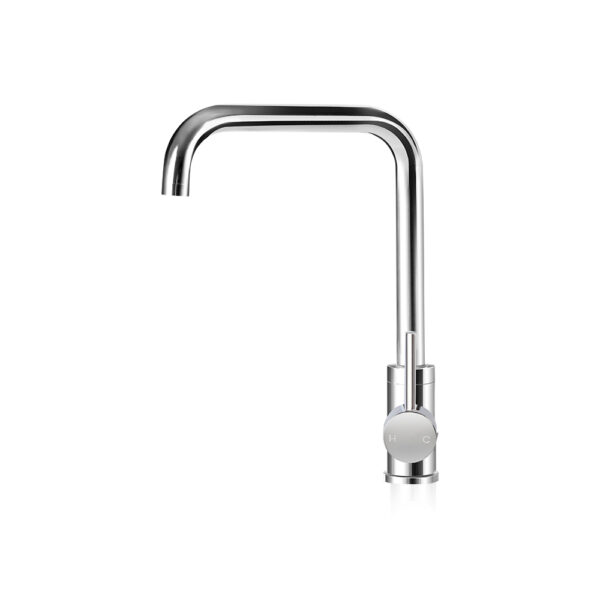 Fanno-Kitchen Mixer Tap Gooseneck Faucet Watermark WELS Approved for Hot Cold Water