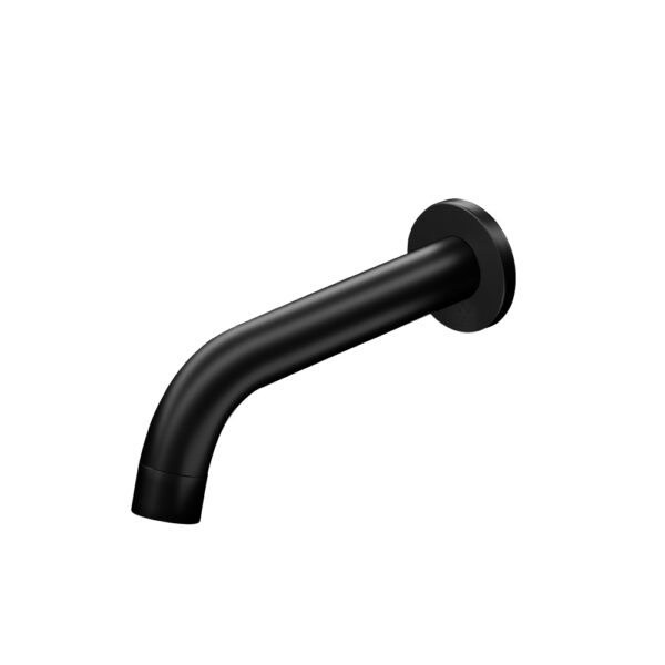 Fanno-Wall Bath Spout Tap Matte Black Brass Durable Stylish Modern Bathroom Fixture