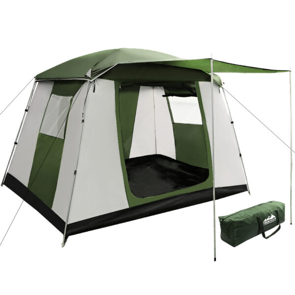 Fanno-6-Person Camping Tent Waterproof Weatherproof Family Tent with Carry Bag