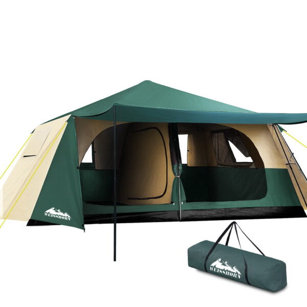 Fanno-8-Person Dome Tent with Automatic Frame for Family Camping and Outdoor Adventures