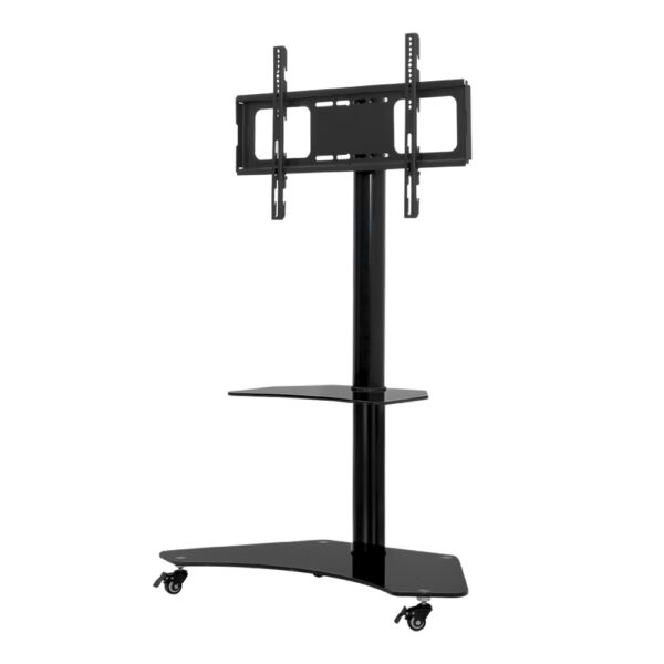 Fanno-Mobile TV Stand for 32 to 70 Inch TVs with Adjustable Height and Wheels