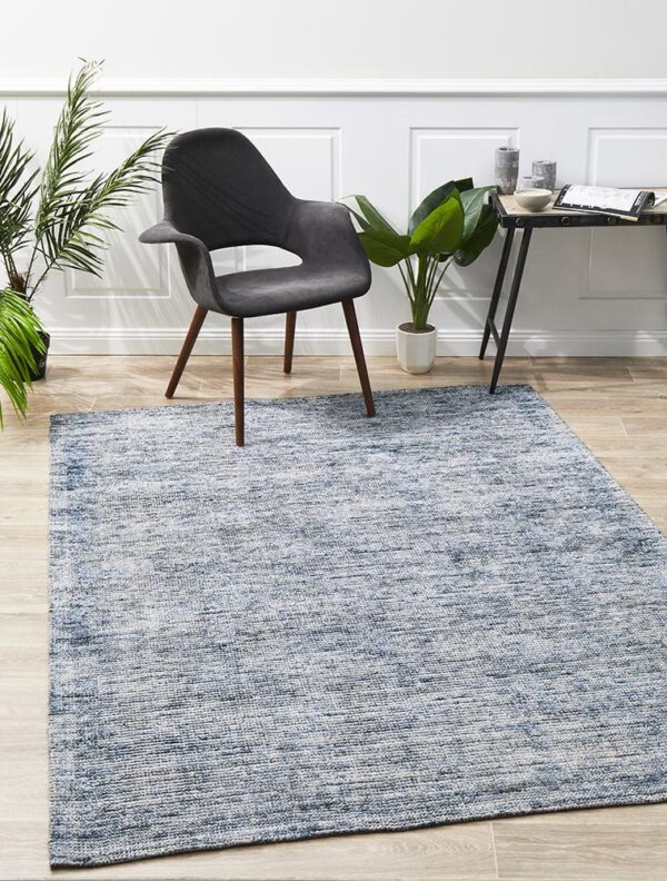 Fanno-Allure Indigo Cotton Rayon Rug by Rug Culture - 225X155CM