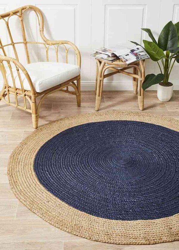 Fanno-Atrium Polo Navy Round By Rug Culture - 120X120cm ROUND