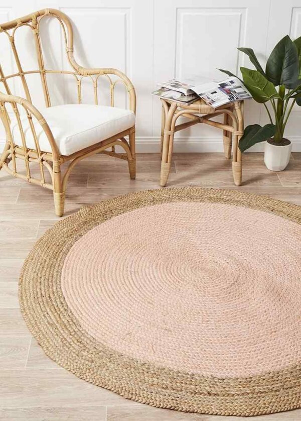 Fanno-Atrium Polo Pink By Rug Culture - 150X150CM - ROUND