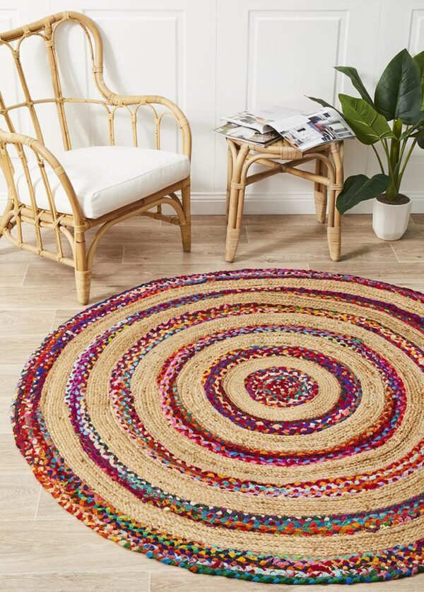 Fanno-Atrium Target Multi By Rug Culture - 200X200CM - ROUND