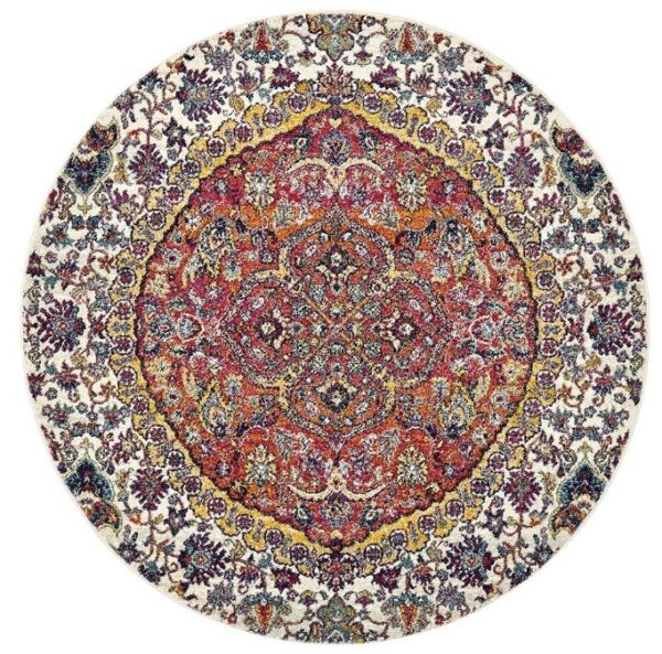 Fanno-Museum 867 Multi Round by Rug Culture-240X240CM - ROUND