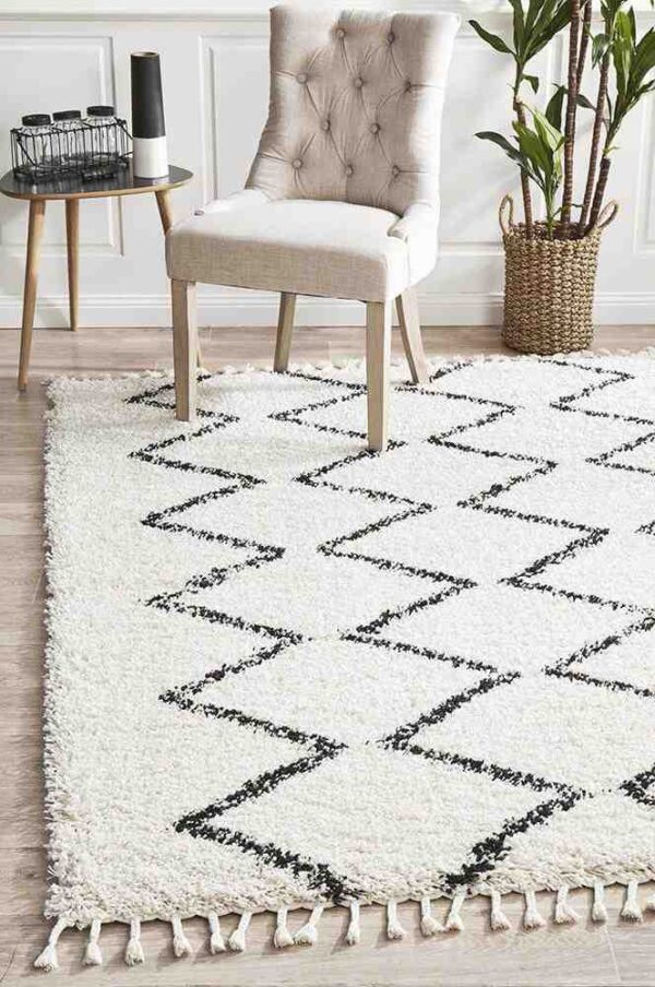 Fanno-Saffron 11 White by Rug Culture - 230X160CM - RECTANGLE