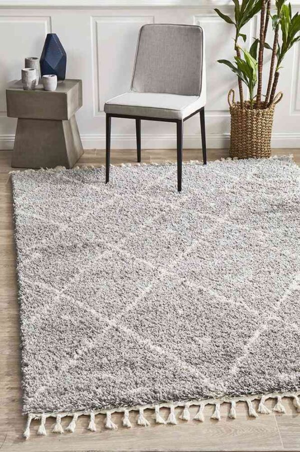 Fanno-Saffron 44 Silver by Rug Culture - 170X120CM - RECTANGLE