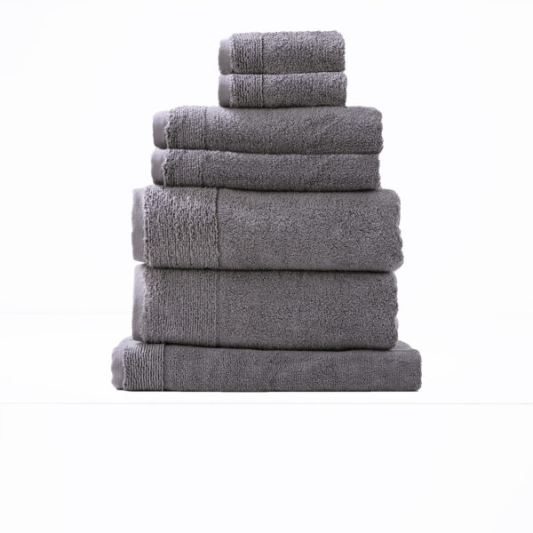 Fanno-Aireys 650 GSM Zero Twist 7 Piece Nickel Bath Towel by Renee Taylor