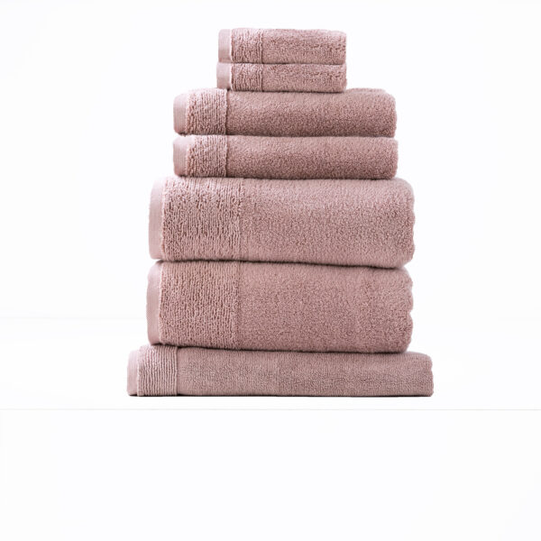 Fanno-Aireys 650 GSM Zero Twist 7 Piece Cherwood Bath Towel by Renee Taylor