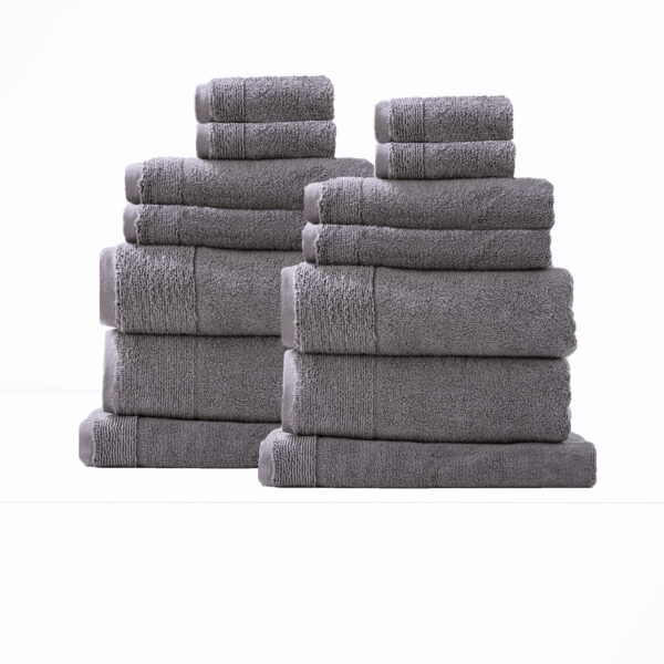 Fanno-Aireys 650 GSM Zero Twist 14 Piece Vapour Bath Towel by Renee Taylor