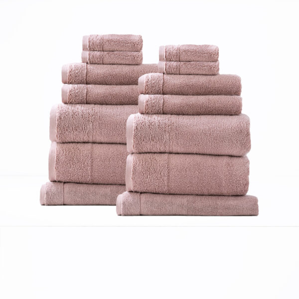 Fanno-Aireys 650 GSM Zero Twist 14 Piece Bath Cherwood Towel by Renee Taylor