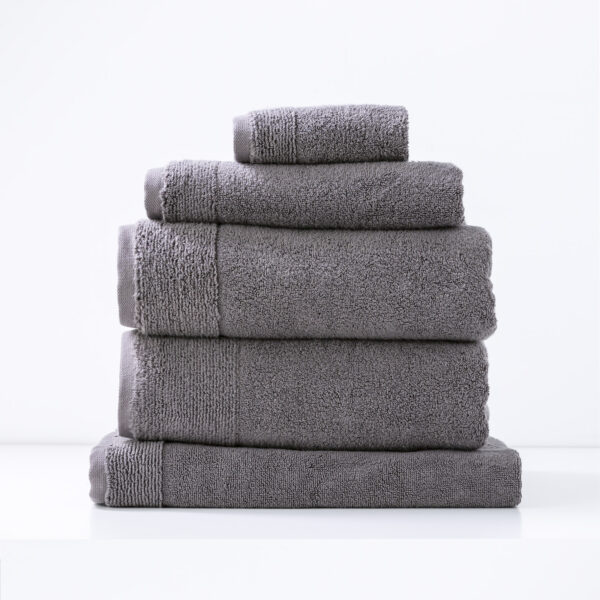 Fanno-Aireys 650 GSM Zero Twist 5 Piece Bath Nickel Towel by Renee Taylor