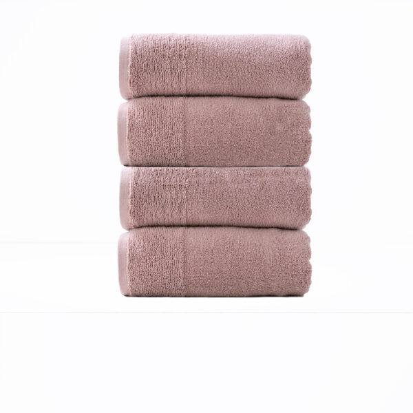 Fanno-Aireys 650 GSM Zero Twist 4 Piece Cherwood Bath Towel by Renee Taylor