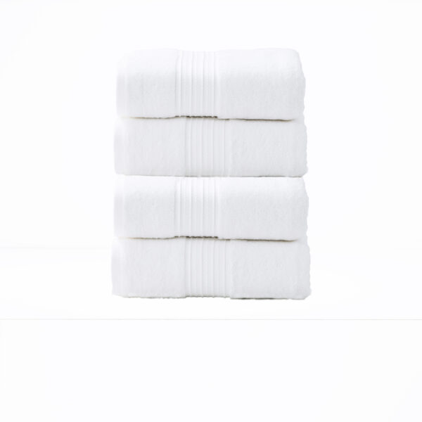 Fanno-Brentwood 650 GSM Low Twist 4 Piece Bright Bath Towel by Renee Taylor