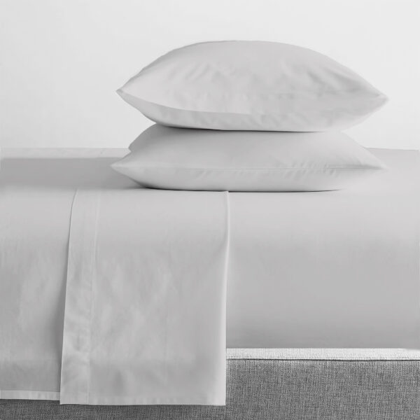 Fanno-300 Thread Count 100 % Organic Cotton Vapour Sheet Sets by Renee Taylor King Single