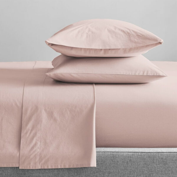 Fanno-300 Thread Count 100 % Organic Cotton Sepia Rose Sheet Sets by Renee Taylor King Single