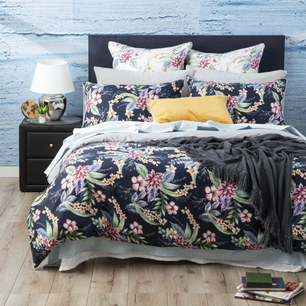 Fanno-300 TC Sophie Cotton Quilt Cover Set by Renee Taylor Queen