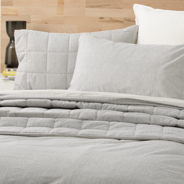 Fanno-Castlerock Chambray Washed Cotton Quilt Cover Set by Renee Taylor King