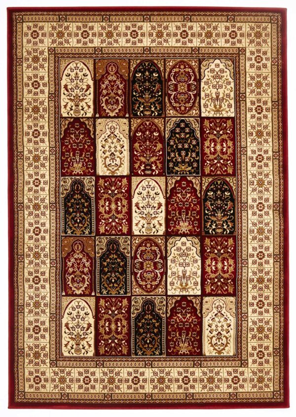 Fanno-Sydney 4 Red Ivory Runner Rug by Rug Culture - 300X80CM - RUNNER