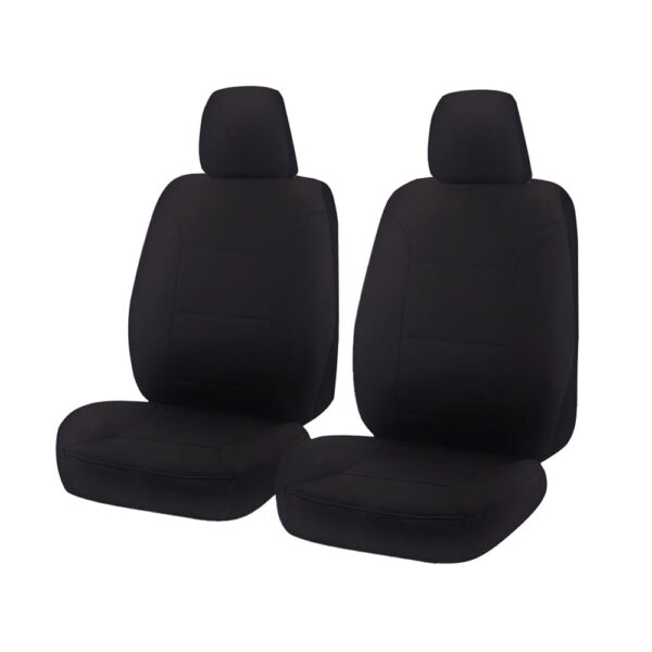 Fanno-Custom Seat Covers for Holden Colorado RG Series 2012 to 2022 Waterproof Black