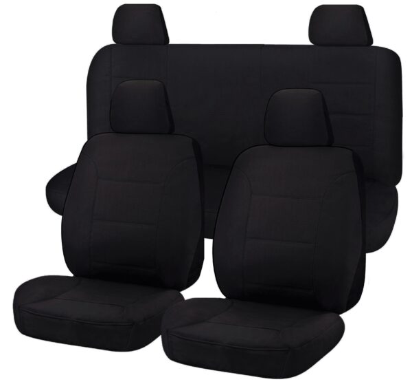 Fanno-Seat Covers for Nissan Navara D40 Dual Cab 2006 to 2015 Waterproof Heavy Duty