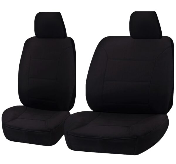 Fanno-Custom Fit Seat Covers for Mazda BT-50 UP Series 2011-2015 Heavy-Duty Black