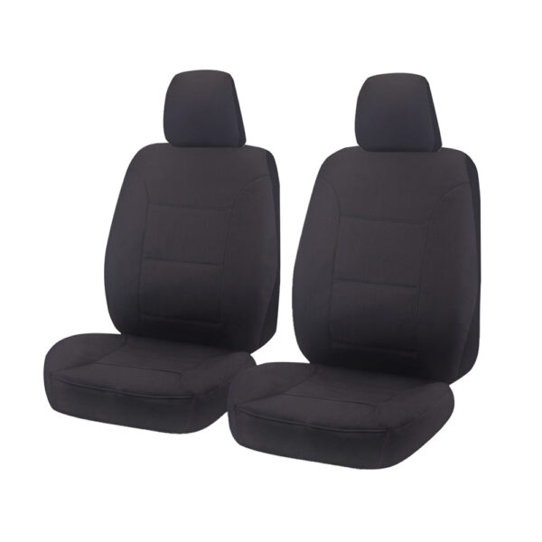 Fanno-Custom Seat Covers for  Landcruiser VDJ70 Series 2007-2022 Heavy Duty Charcoal