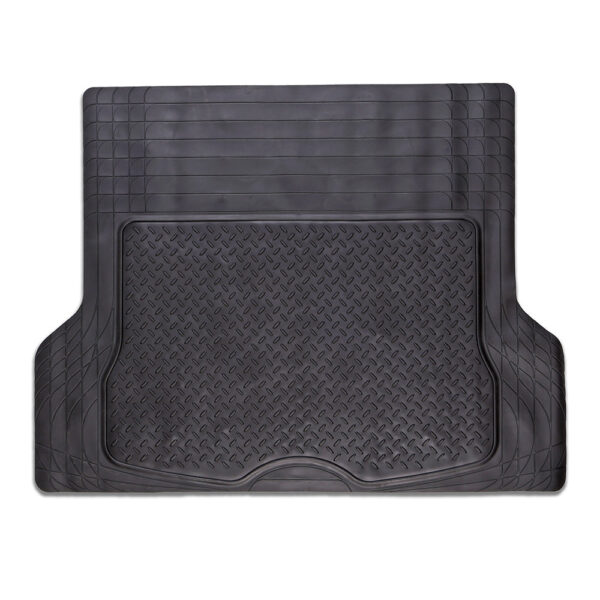 Fanno-Rubber Boot Mat Black Trim To Size Durable Easy Clean Fits Most Vehicles