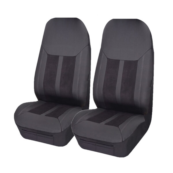 Fanno-Universal Front Seat Covers Compatible with Most Vehicles Heavy Duty PVC Suede