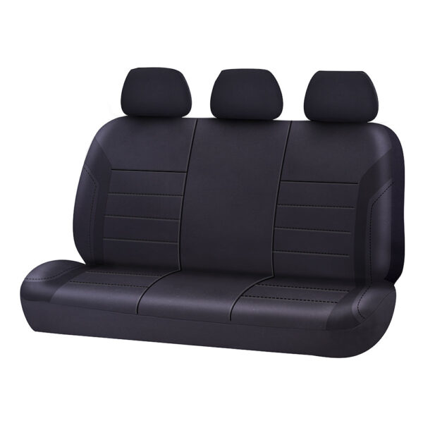 Fanno-Universal Ultra Light Neoprene Rear Seat Covers for Most Vehicles Black 06/08H