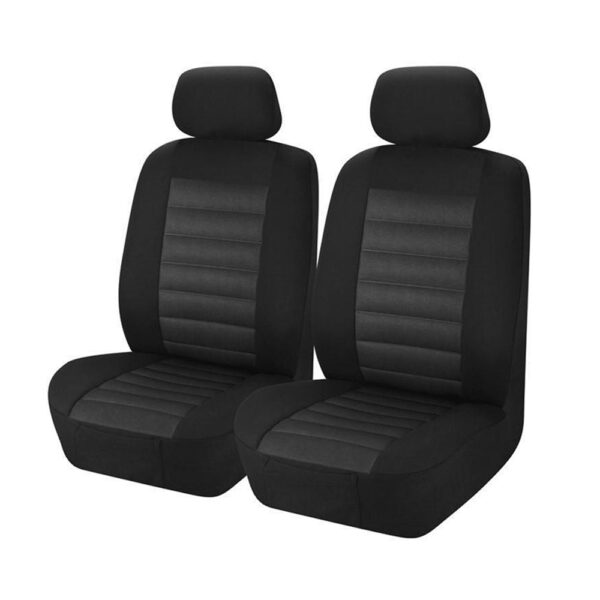 Fanno-Universal Front Seat Covers with Foam Cushioning for Most Vehicles Grey