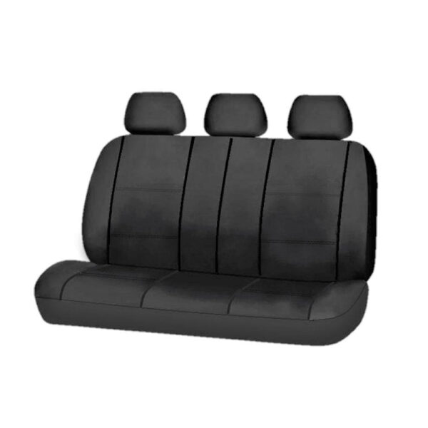 Fanno-Universal Rear Seat Covers Compatible with Most Vehicles Premium Polyester Grey