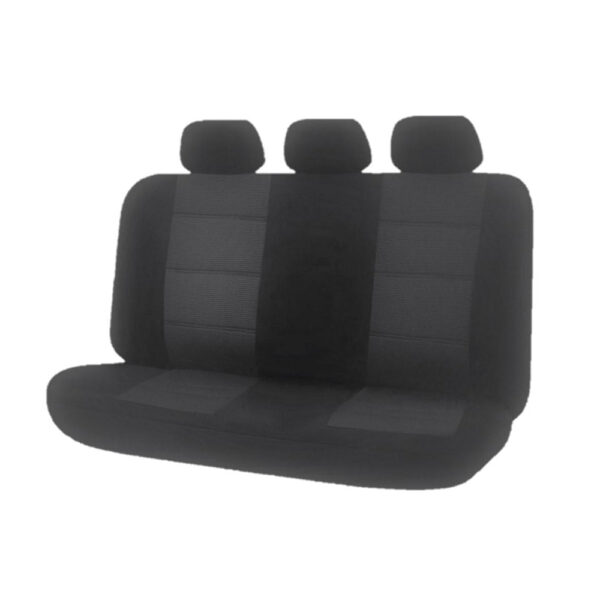 Fanno-Universal Premium Rear Seat Covers Grey Compatible with Most Vehicles 06/08H