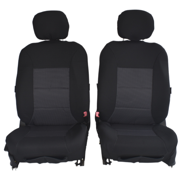 Fanno-Universal Premium Front Seat Covers Compatible with Most Vehicles Grey Color