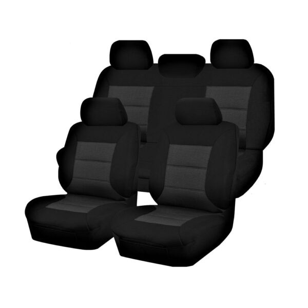 Fanno-Custom Seat Covers for Volkswagen Amarok 2H Series Dual Cab 2011-2022 Premium Black